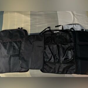 Backseat organizers and seat covers (2 sets)